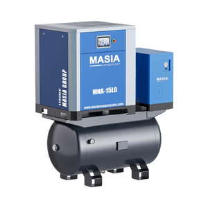 <span class=keywords><strong>Masia</strong></span> MNA Series Compresseur d'air à vis VSD tout-en-un 20 HP-84 CFM-Forgé basse pression pour brossage de l'air - Product Image 1