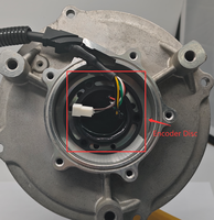 Ultradünner Scheiben-Absolutwertgeber ohne Schaft mit Magnetspitze, 4096 Auflösung, Synchronmotor 5V/12V/24V, -50°C~125°C