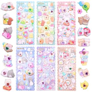 Trẻ Em Tùy Chỉnh Dễ Thương Dán Tấm Phim Hoạt Hình Nhãn Dán Trang Trí Nhãn 3D Bọt Puffy Sticker Cho Hành Lý Máy Tính Xách Tay In Ấn - Product Image 1