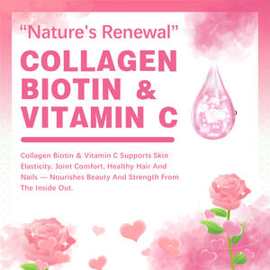 Comprimés tonifiants au collagène, biotine et vitamine C - <span class=keywords><strong>Complément</strong></span> tonifiant nutritif, soutien pour la beauté, le métabolisme et le bien-être général - Product Image 4