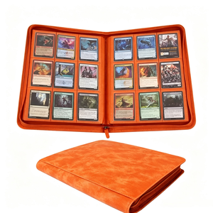 Custom Premium zippered card <b>binder</b> pokemond 9 12 pocket <b>binder</b> <b>yugioh</b> <b>binder</b> trading card ring <b>binder</b> - Product Image 4