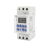 Timer Digital Elektronik 25A Grosir, Layar LCD, Sakelar Timer Pintar yang Dapat Diprogram, Kontrol Waktu