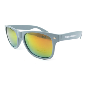 Muestras Gratis, Gafas de Sol Promocionales de PC Cómodas con Logotipo Personalizado, Lentes de Espejo Azules, Blancas, Verdes, Rosas y Moradas - Product Image 2