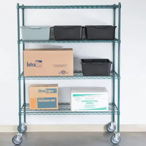 رفوف تخزين أسلاك معدنية متعددة الطبقات بسعة تحميل + + مقاومة للتآكل - Product Image 4