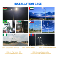 Lampadaire solaire LED pour poteau de signalisation routière, éclairage extérieur de 6 mètres