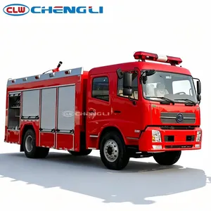 Camion de pompiers Clw 4X2 8cbm 7000L eau 1000L mousse pour interventions d'urgence - Product Image 1