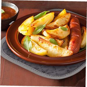 Ensemble de 6 maniques de cuisine et de protège-plats résistants à la chaleur, avec surface en silicone antidérapante pour la cuisson - Product Image 5