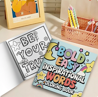 Buku Mewarnai Kata-Kata Inspiratif untuk Dewasa - Kutipan Motivasi Halaman Relaksasi Penghilang Stres Afirmasi Positif 24 Lembar Kertas