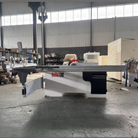 Scie à table coulissante haute rigidité pour le travail du bois, coupe précise pour le placage et le bois franc