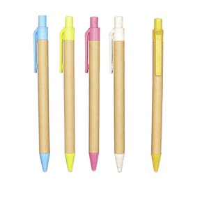 Sites d'achat en ligne les moins chers Stylo en papier promotionnel Stylo à bille en papier recyclé personnalisé avec papier à rouler - Product Image 2