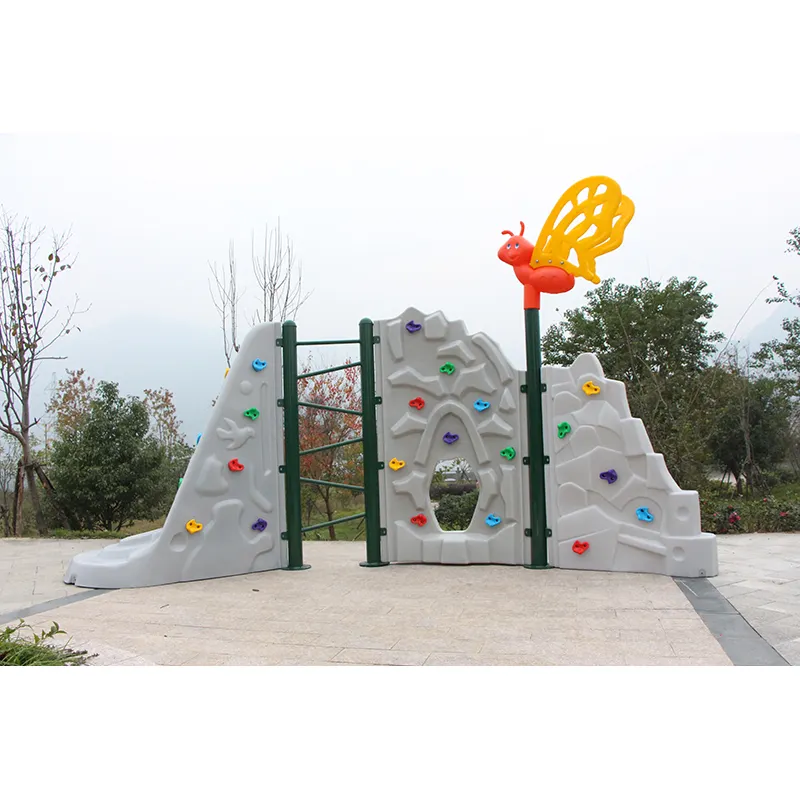 Plastica 2020 all'aperto caldo per i bambini parco di divertimenti JQ-6080 arrampicata parete di perforazione di un foro per salire una parete gioco attrezzature parco giochi