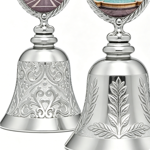 Medalla Religiosa Plateada con Escena de la Ciudad del Vaticano, Impresión UV, Imitación de Esmalte 3D, Recuerdo Moderno y Tradicional Decorativo - Product Image 5