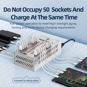 20/30/40/50/80/100พอร์ต200W 400W USB ชาร์จโทรศัพท์สถานีอะแดปเตอร์ชาร์จไฟได้อย่างรวดเร็วสำหรับ <span class=keywords><strong>iPhone</strong></span> 17 16 15 14 <span class=keywords><strong>PRO</strong></span> <span class=keywords><strong>MAX</strong></span> - Product Image 2