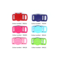 Ceinture de sangle personnalisée pour animaux de compagnie, accessoires de sécurité pour chat 10mm en plastique à dégagement rapide sur le côté, fermoir à clip pour collier de chien