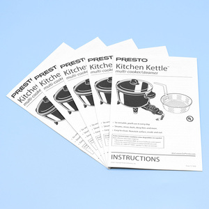 Wholesale <b>Paper</b> User Manual for Printing Small Household Appliance User Manual for Household Appliance Packaging - Product Image 1