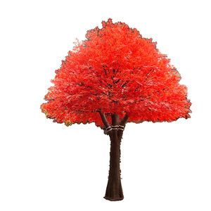 Árbol artificial de arce rojo grande de Shenghong Landscape para decoración exterior de hoteles y centros comerciales. - Product Image 1