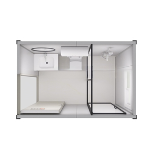 Meilleure vente, toilettes mobiles de luxe, salle de bain portable, conteneur de toilettes et de douche - Product Image 4