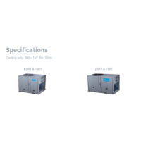 Climatiseur de toit tropical Midea 22 kW 6,2 tonnes à haut rendement énergétique R410A pour les abris de télécommunications