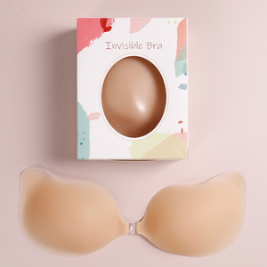 Soutien-gorge adhésif sans couture pour le lifting des seins, soutien-gorge invisible push-up, soutien-gorge en silicone transparent sans dos, <span class=keywords><strong>cache</strong></span>-tétons pour robe sans bretelles - Product Image 1
