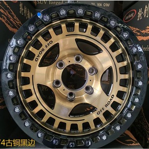 Jantes Gensole Custom <span class=keywords><strong>17</strong></span> pouces 9J Beadlock 4x4 KMC forgées 8x170 8x165.1 Jantes tout-terrain pour Ram 2500 Ford F250 - Product Image 1