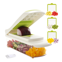 Haute qualité manuel hachoir alimentaire lame en plastique légumes et fruits trancheuse pour oignons ménage Mandoline broyeur Cutter