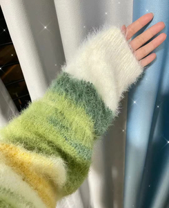 Vente en gros de cils chauds en vison pour bébé fil de <span class=keywords><strong>laine</strong></span> mélangé pour bébés tricot à la main Crotchet - Product Image 6
