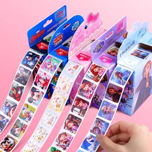 Autocollant de dessin animé <span class=keywords><strong>Spiderman</strong></span>, autocollant de récompense princesse, autocollant auto-adhésif pour la maternelle, petit cadeau, décoration, papeterie - Product Image 1