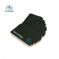 Cartes de visite en fibre de carbone de luxe