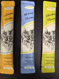 Zurzo 15G * 5 OEM/ODM Natürliche Garnelen-Katzensnacks für Nassfutter-Leckerlis Großhandel Tierfutter Katze - Product Image 4