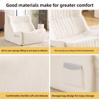 Nordischer Stil Samt-Klappsofa-Stuhl Trendiger Tiger-Hocker Wohnzimmer Balkon Schlafzimmer Arbeitszimmer Wohnmöbel