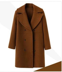 Conjunto de 2 Piezas para Mujer, Versión Coreana, Chaqueta de Lana con Solapa y Pantalones Cortos, Corte Ajustado, Color Sólido, Casual de Invierno, Venta Caliente 2026 - Product Image 5