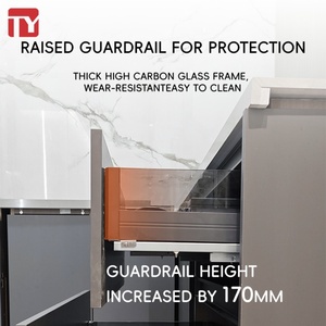 Panier de rangement pour armoire de cuisine TIANYI, organiseur de tiroir moderne, écologique, capacité accrue de 50 %, cadre en aluminium modulaire, garantie 3 ans - Product Image 5