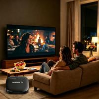 Décodeur TV neuf, boîte IPTV, multi-langues, Android, streaming OTT, compatible Europe et Amérique du Nord