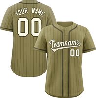 Camiseta de Béisbol Personalizada con Rayas, Estilo Hip Hop, Camisetas Deportivas con Nombre y Número del Equipo, 100% Poliéster, Lavable a Máquina, para Hombre y Mujer