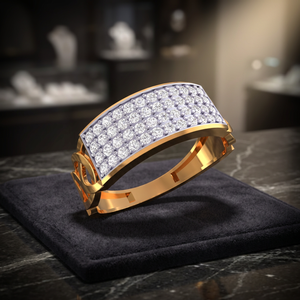 Bague de fiançailles et de mariage pour femme en or massif 14 carats avec diamant de laboratoire certifié IGI - Product Image 1