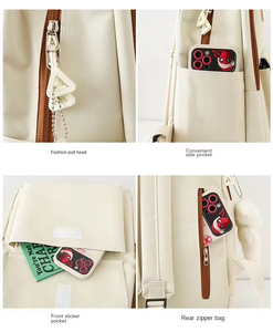 <span class=keywords><strong>Mochila</strong></span> de Gran Capacidad, Juego de Cinco Piezas, <span class=keywords><strong>Mochila</strong></span> Escolar para Estudiantes, <span class=keywords><strong>Mochila</strong></span> Casual Combinable con Todo, Envío Directo - Product Image 6