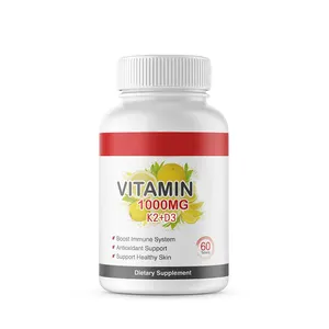 vitamin phát triển của trẻ Suppliers-Vitamin D3 + K2 Thuốc Vitamin Máy Tính Bảng Cho Răng Xương Phát Triển Giảm Bệnh Còi Xương Ở Trẻ Em