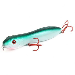 Vente en gros Leurres durs artificiels flottants pour la pêche en eau salée, simulation tête de serpent Luya, 10,5 cm/16 g, pour bar et cabillaud - Product Image 1