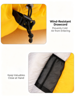 Sac de couchage en duvet de canard pour adulte, taille personnalisée, couleur personnalisée, poids ajustable, pour trekking et alpinisme, vente en gros, usine chinoise