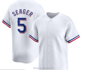2025 World Champions Baseball Jersey 5 Corey Seage All Stitched Name Button-up Sports Shirts Característica transpirable - Product Image 5