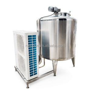 Cuve de refroidissement <span class=keywords><strong>lait</strong></span> et eau de haute qualité pour ligne de traitement des produits laitiers, petite cuve de refroidissement de <span class=keywords><strong>lait</strong></span> en acier inoxydable à immersion pour le <span class=keywords><strong>lait</strong></span> en vrac - Product Image 4