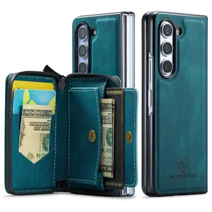 Hot selling For Samsung Galaxy Z Fold 5 foldable screen phone case Detachable wallet cover