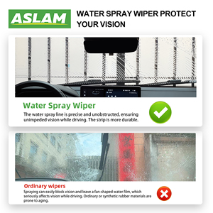 ASLAM-Limpiaparabrisas inteligente de alta gama con rociador de agua, limpiaparabrisas de goma natural suave al por mayor de fábrica OEM - Product Image 2