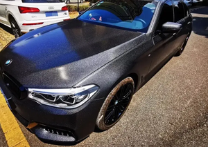 Matte Heavy Metal Graphite <b>Black</b> PVC Automotive Film Self-Healing Color Change Anti-Scratch Body Colorful Vinyl <b>Wrap</b> for Cars - Product Image 2