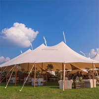 Carpa de Lujo para Bodas en las Cuatro Estaciones, para Banquetes al Aire Libre, Estructura de PVC, Resistente a los Rayos UV, Impermeable