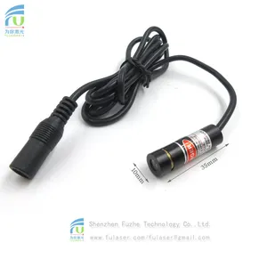 FU685ACX-GD10 685nm <1mW kırmızı çapraz saç çizgisi ışın şekli + lazer diyot modülü ayarlanabilir odak lazer kafası lazer tüp lamba