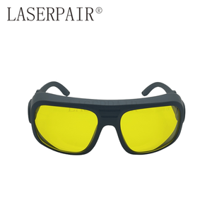 Haute transmission 79% lunettes de gravure Laser 355nm 450nm lunettes de sécurité de marquage Laser clair avec jambes flexibles Protection des yeux - Product Image 2