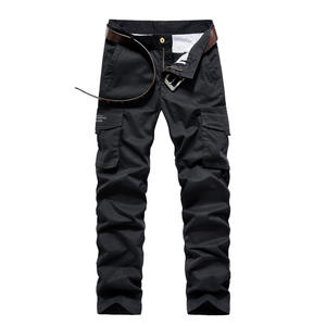 Pantalons cargo pour hommes, pantalons décontractés grande taille avec poches en vente chaude - Product Image 5