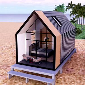 Casa Modular en Forma de A de 35 m², 1 Dormitorio, 1 Baño, Nuevo Diseño, Cabaña Prefabricada, Chalet Modular en Perú - Product Image 1