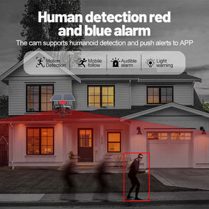 Caméra solaire de sécurité domestique ShooCam Ptz Outdoor 20MP HD, IP66, quatre objectifs, quatre écrans, AOV 24/7, en direct, 4G - Product Image 2